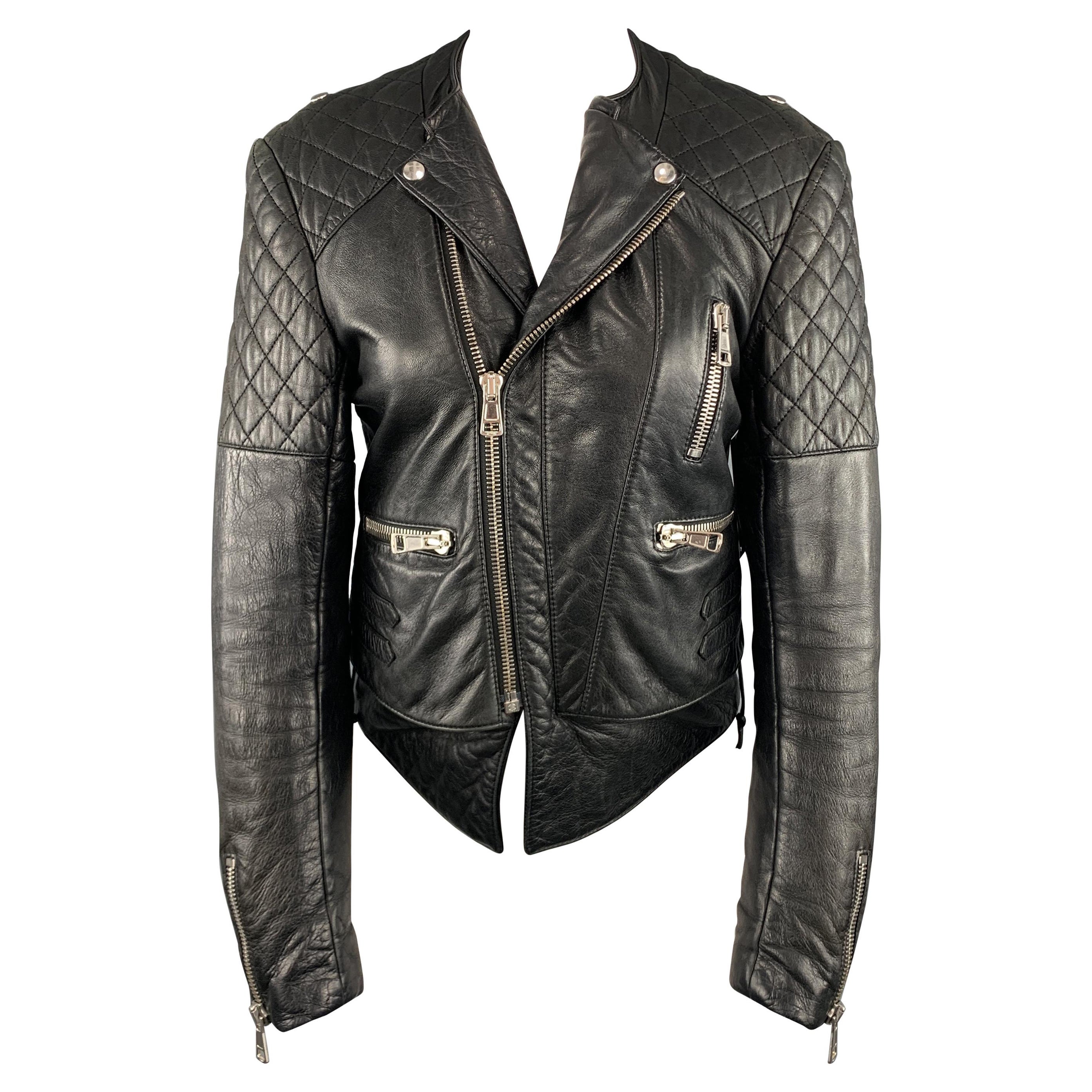 Jacket layering leather on denim  Leather jacket street style Balenciaga  leather jacket Leather jacket